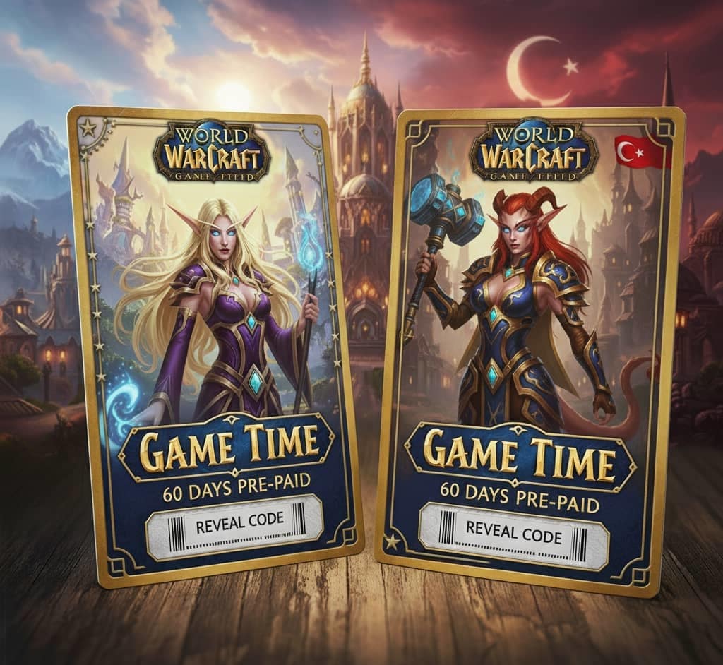 خرید گیم تایم wow اروپا